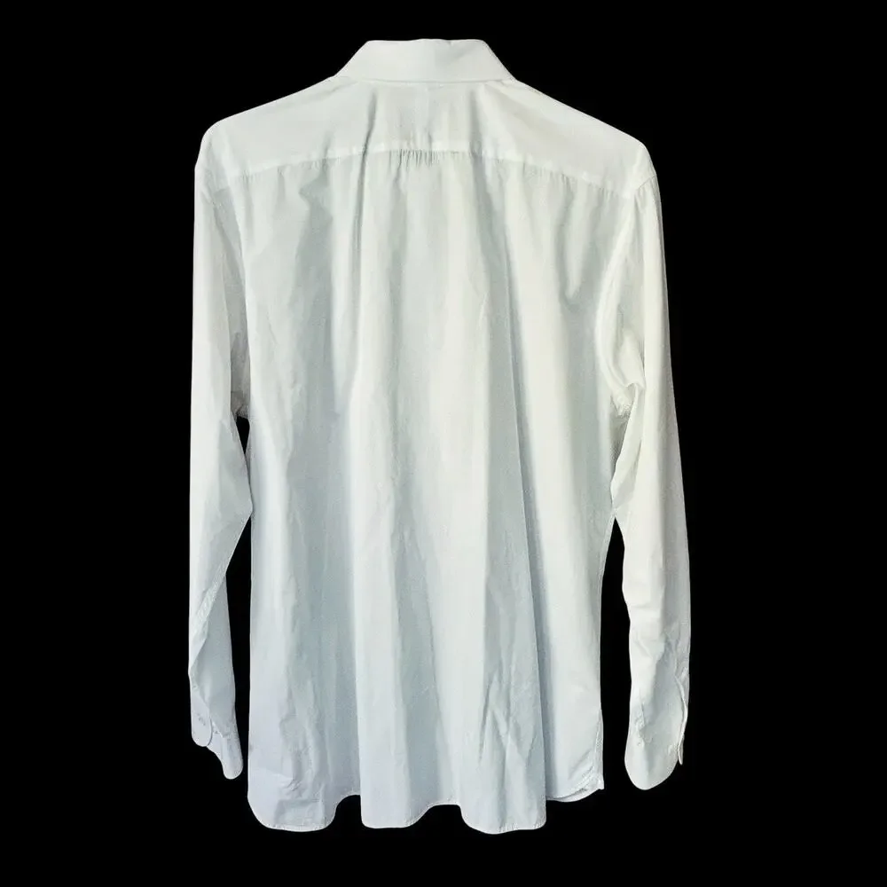 Banana Republic Men’s Tailored Slim Fit Tall 100% Cotton Button Up Shirt XL